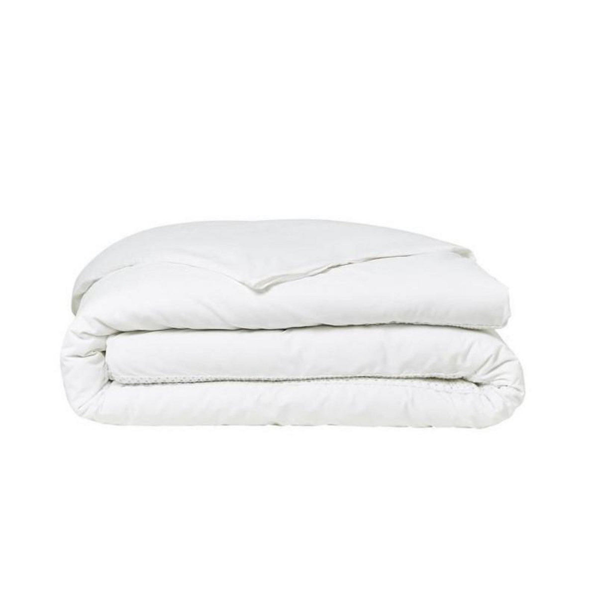 Today Parrure de lit TODAY Prestige - 220 x 240 cm - 2 personnes - 100% Percale finition macramé - Craie
