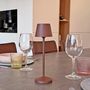 Voir la diapositive 4 : Lumisky Lampe de table sans fil EMILY Marron Aluminium H25cm