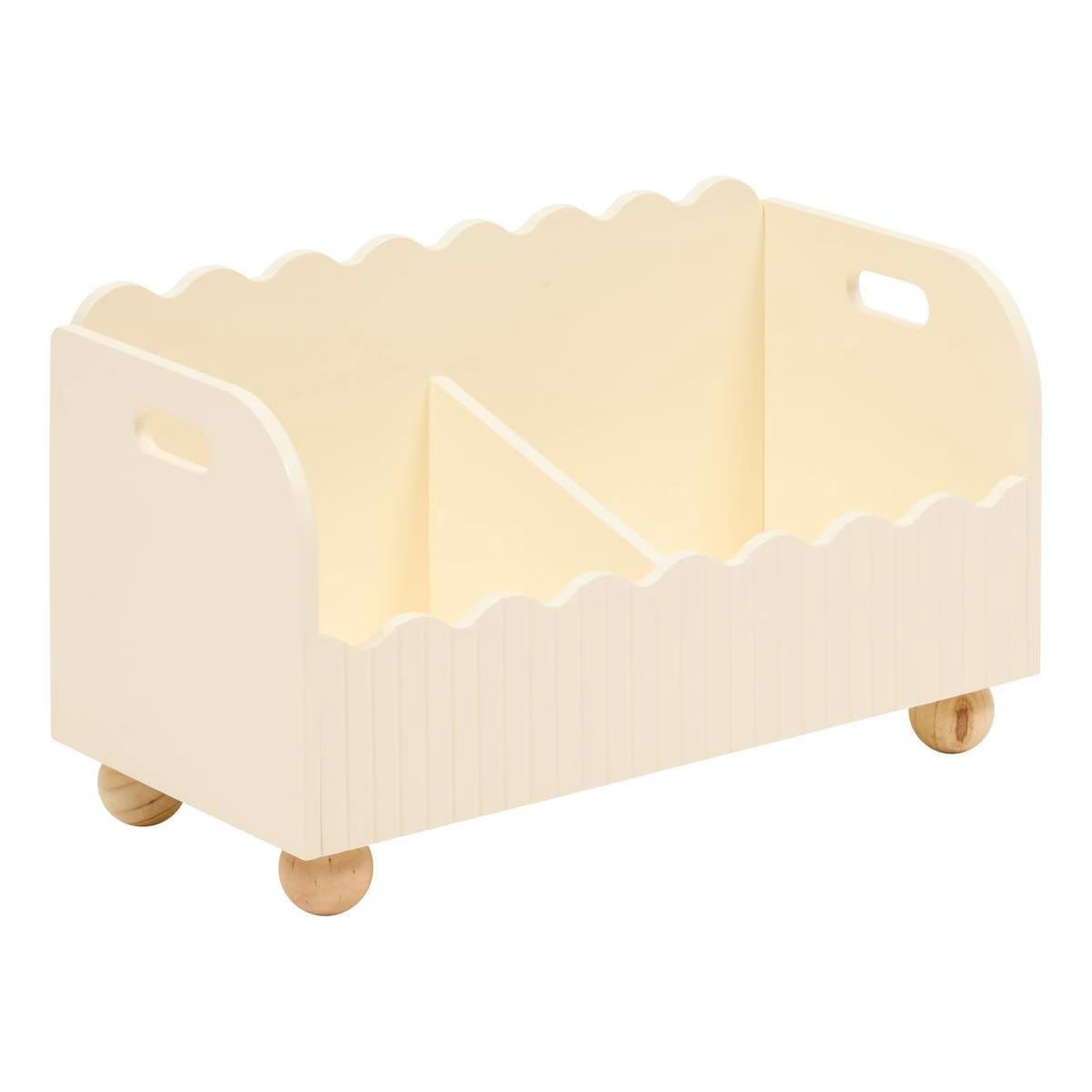 Voir la diapositive 1 : Atmosphera Kids Coffre de rangement enfant  bouli  60cm beige
