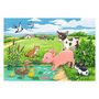 Voir la diapositive 3 : RAVENSBURGER RAVENSBURGER Young animals in the countryside, 2x12st.