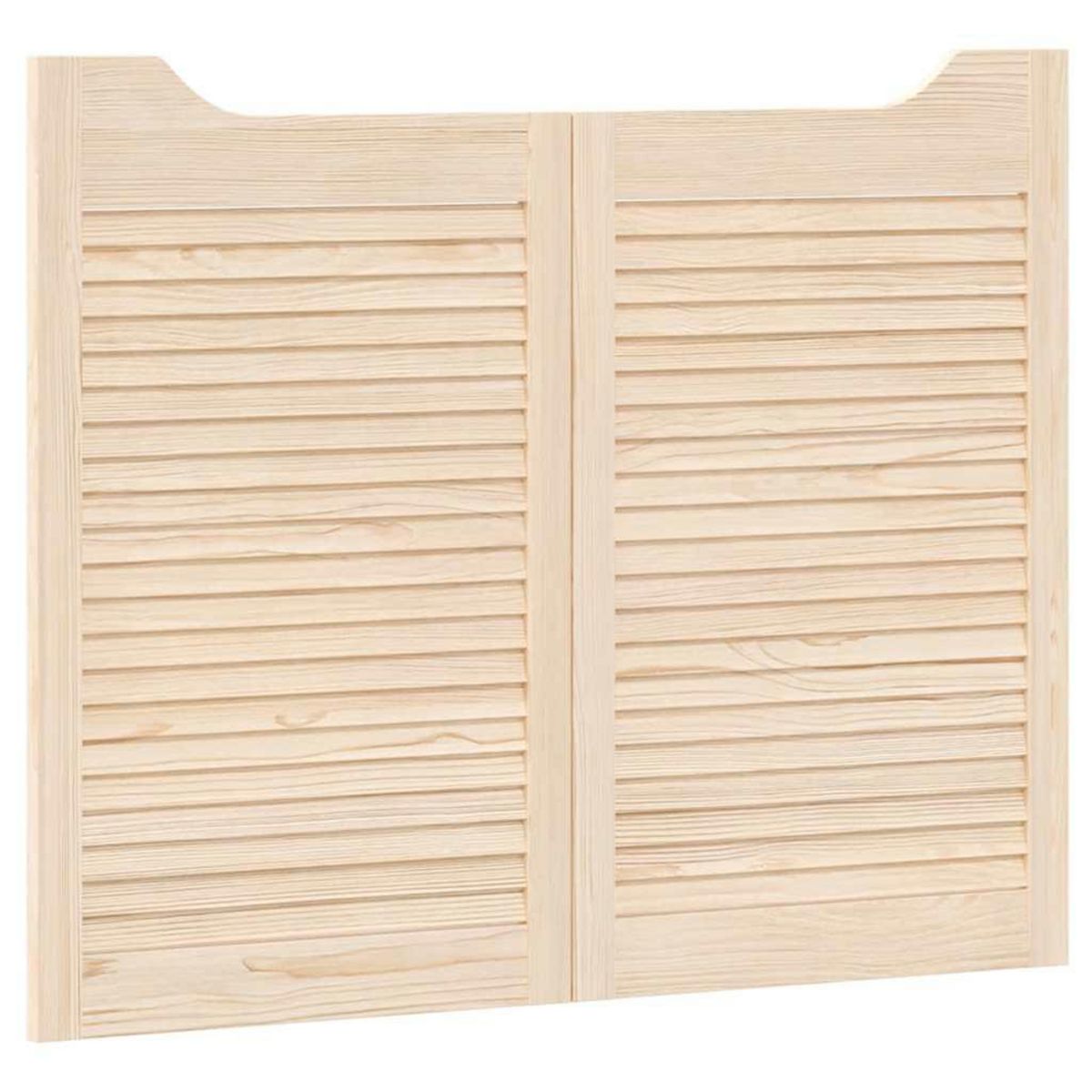 VIDAXL Portes battantes a persiennes 1paire 80x100 cm bois massif Pin
