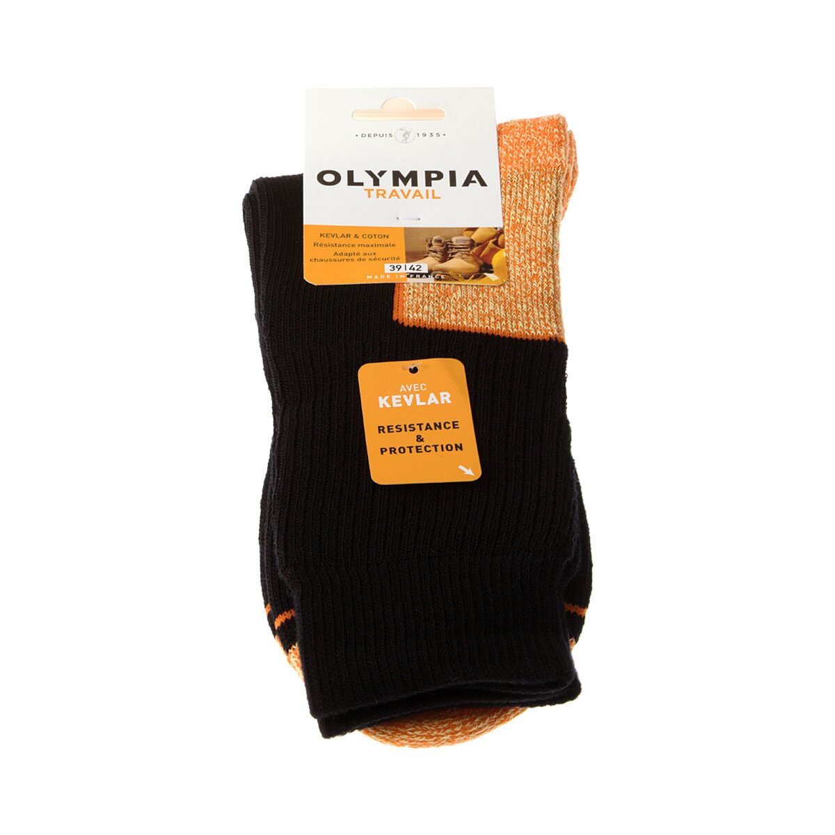 Chaussettes homme - Chaussettes de travail kevlar - Olympia