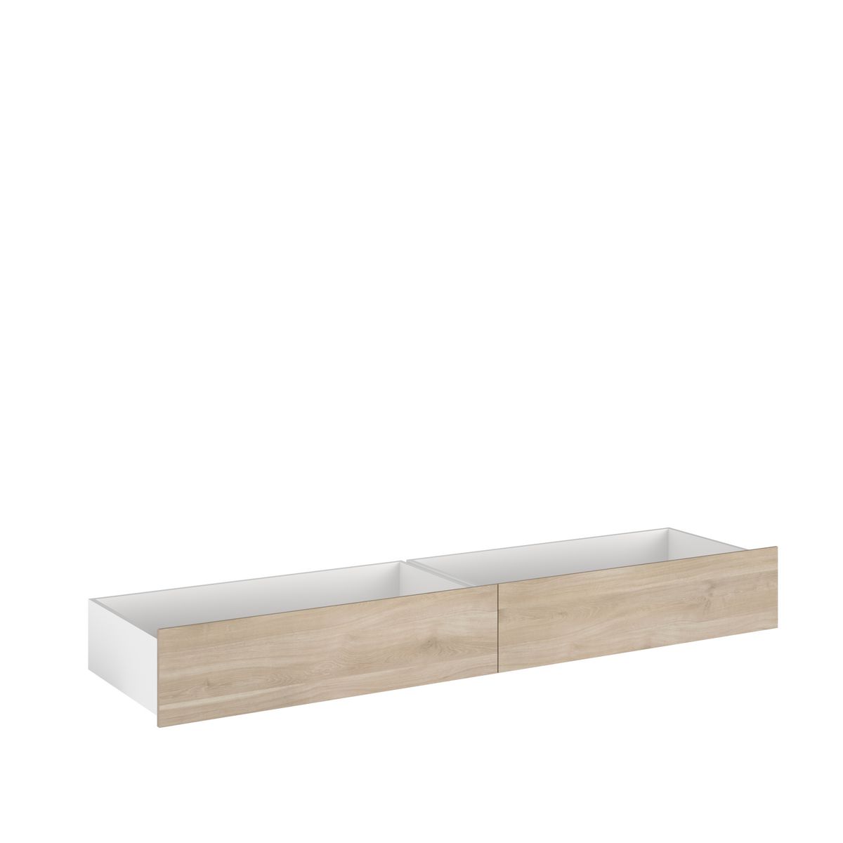 Lot de 2 tiroirs pour lit banquette 90x190/200cm NIGHT