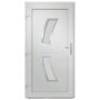 Voir la diapositive 5 : VIDAXL Porte d'entree Blanc 98x208 cm PVC