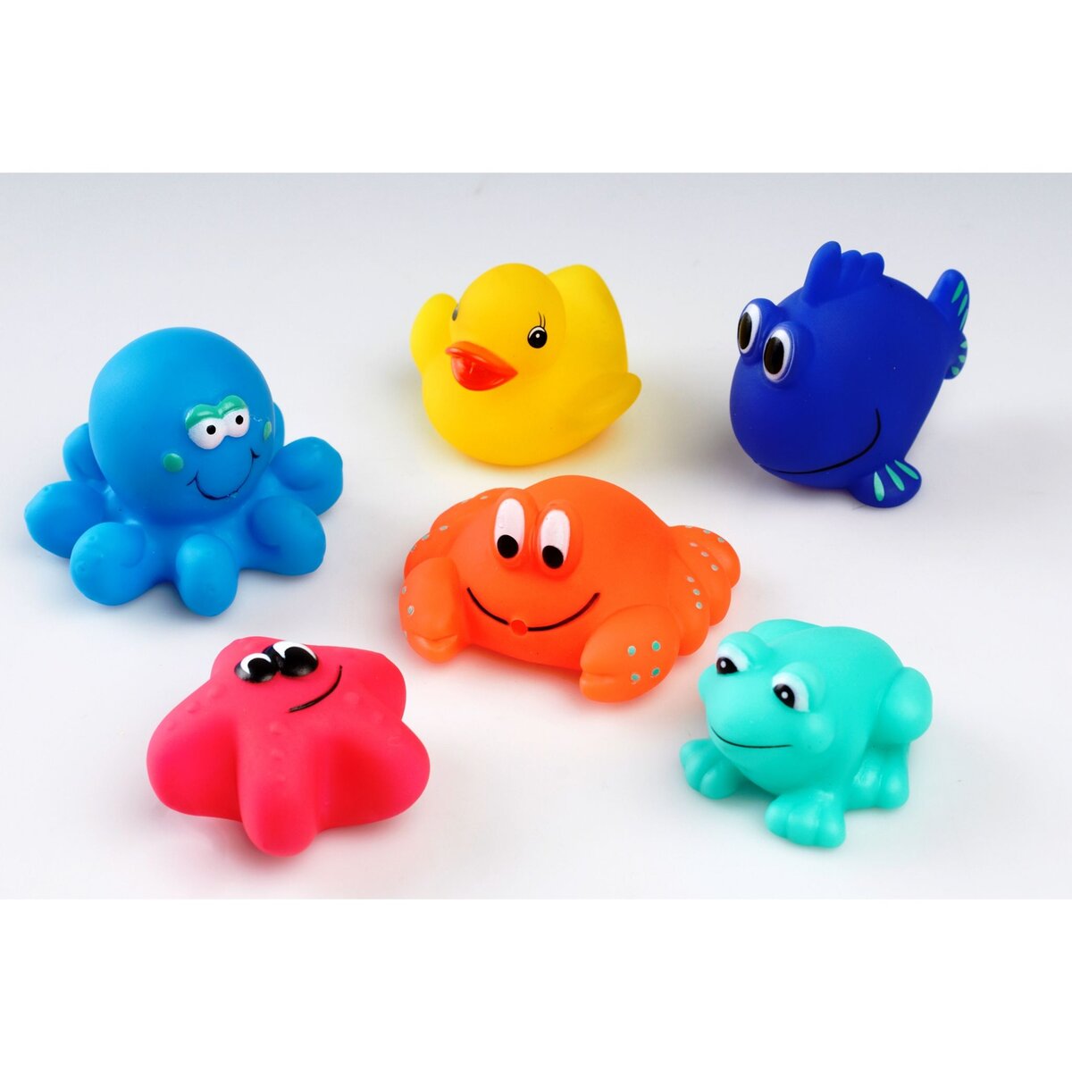 Lot de 6 jouets de bain pas cher Auchan