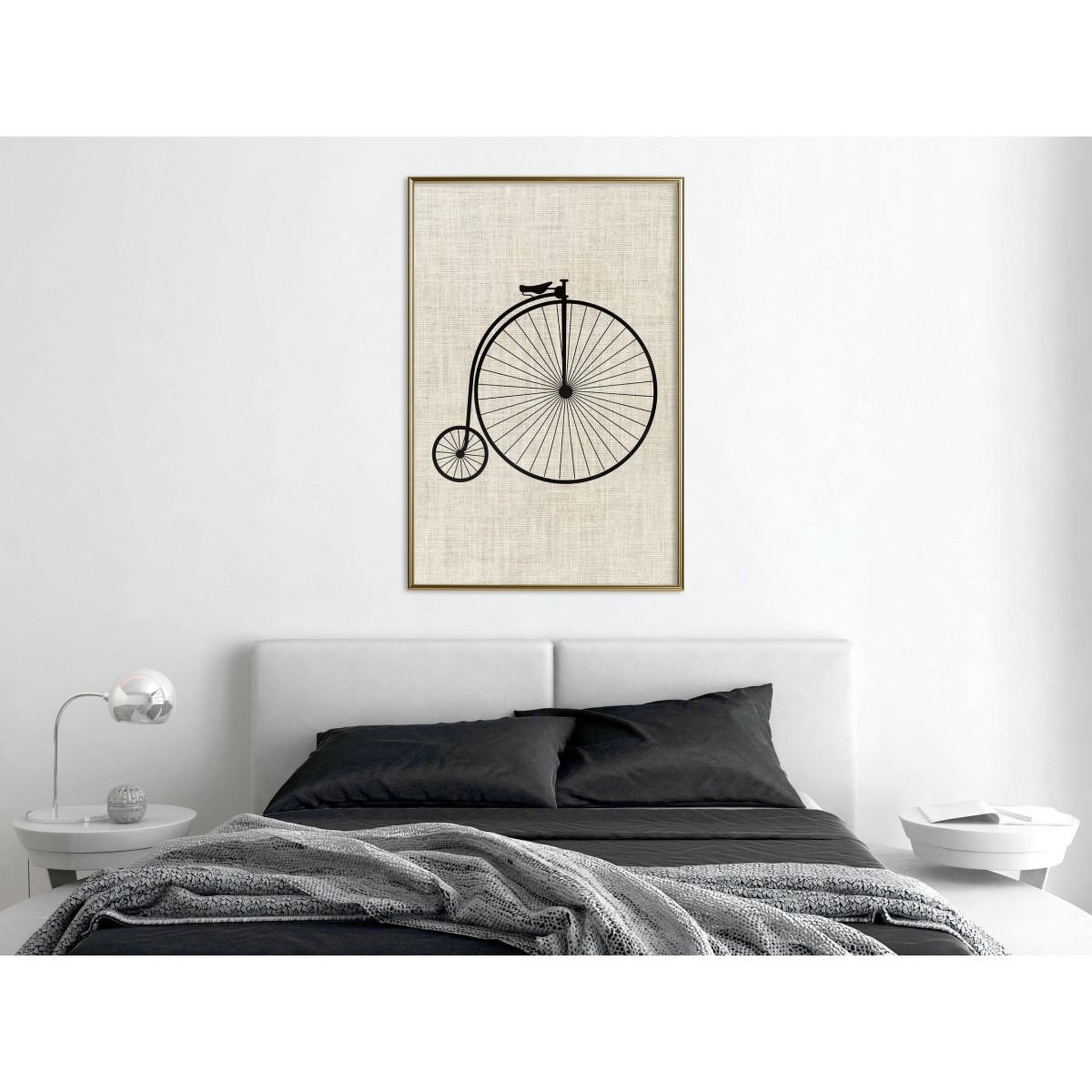 Voir la diapositive 2 : Paris Prix Affiche Murale Encadrée  Penny-Farthing