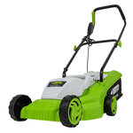 VITO Tondeuse electrique 1200W Surface 300M2 Coupe 32 cm 3 Hauteur de coupe 20-65 mm Bac 30L VITO