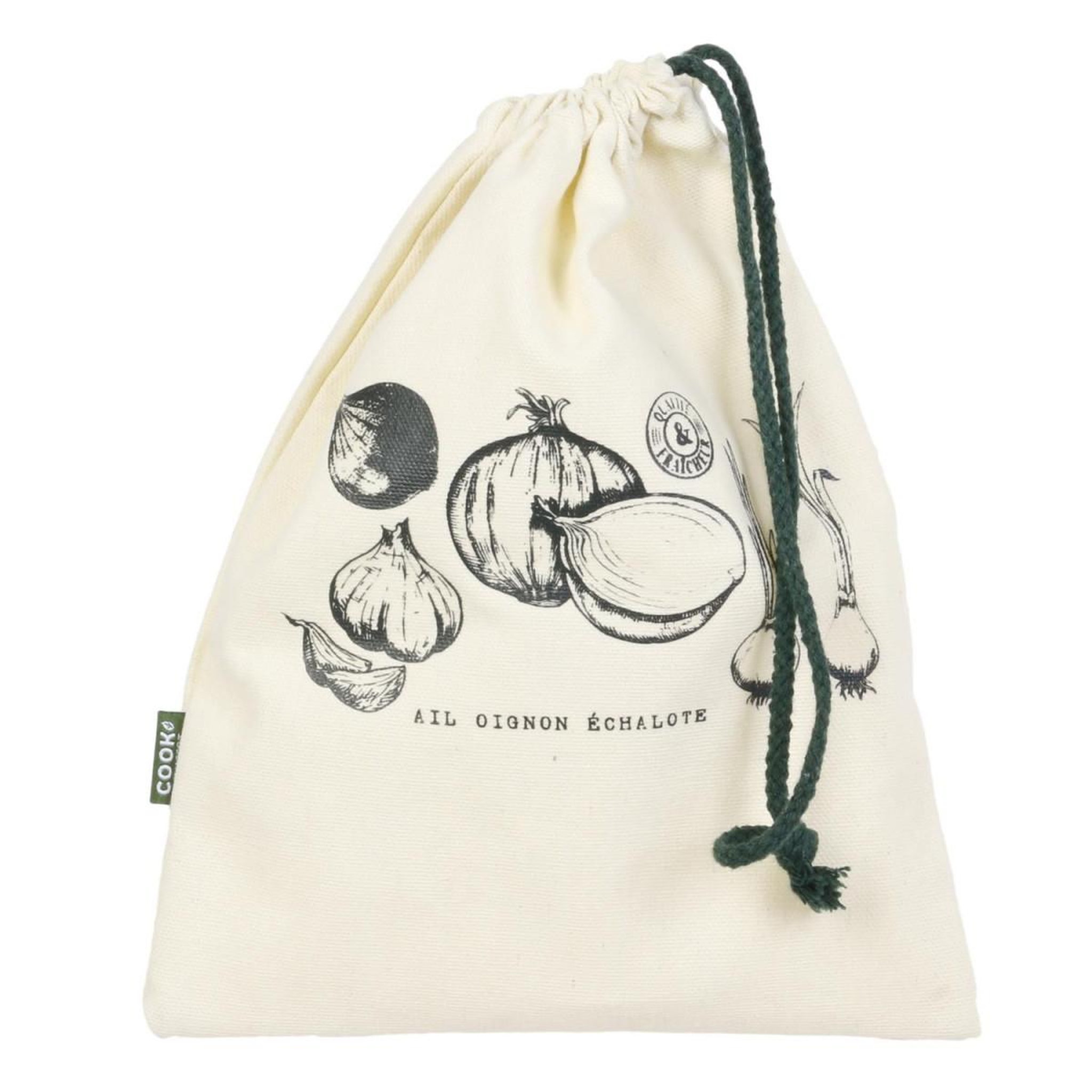 Voir la diapositive 2 : COOK CONCEPT Sac de conservation  réutilisable  28cm blanc