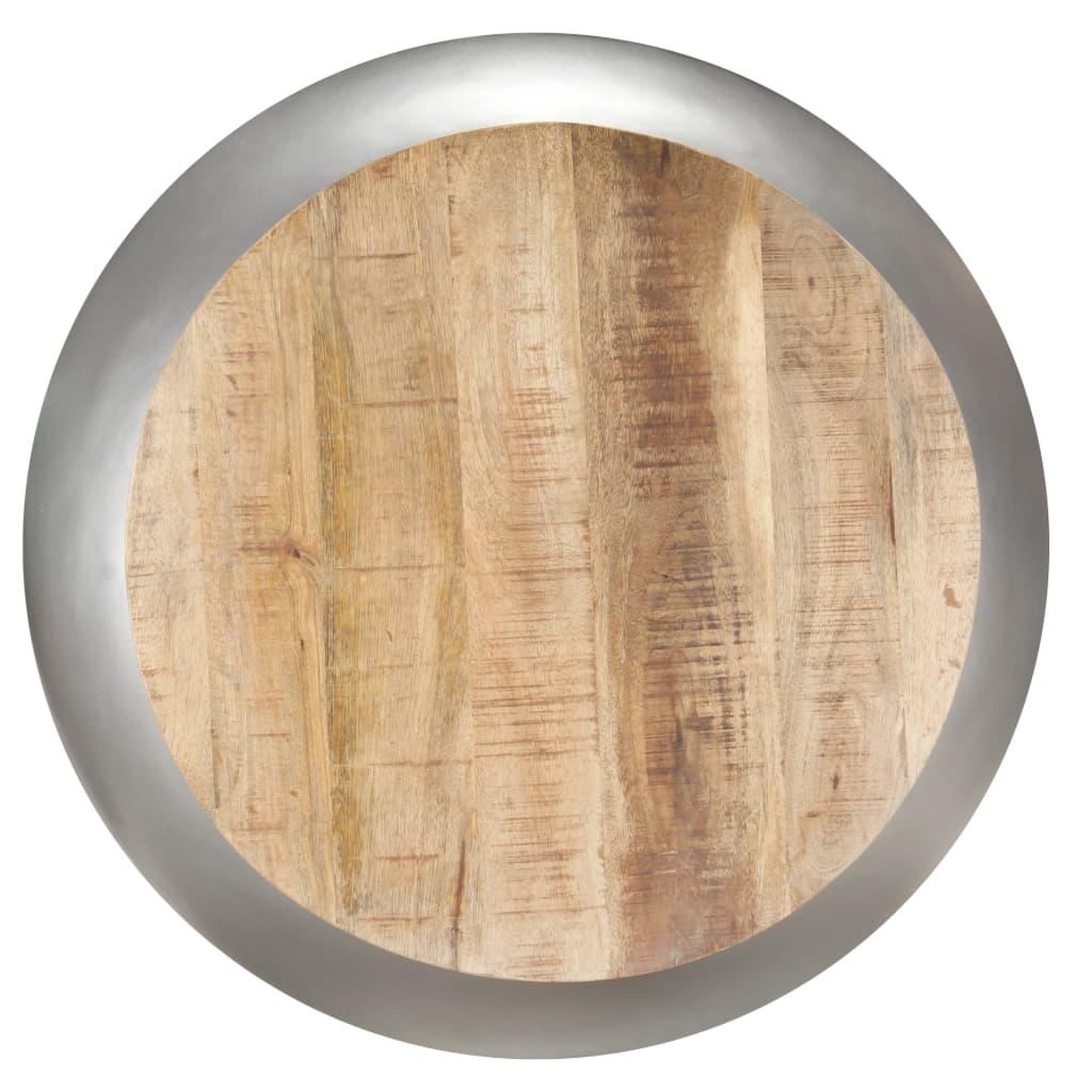 Voir la diapositive 2 : VIDAXL Table basse Gris 68x68x30 cm Bois de manguier solide