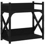Voir la diapositive 2 : VIDAXL Support d imprimante 2 niveaux noir 40x20x40 cm