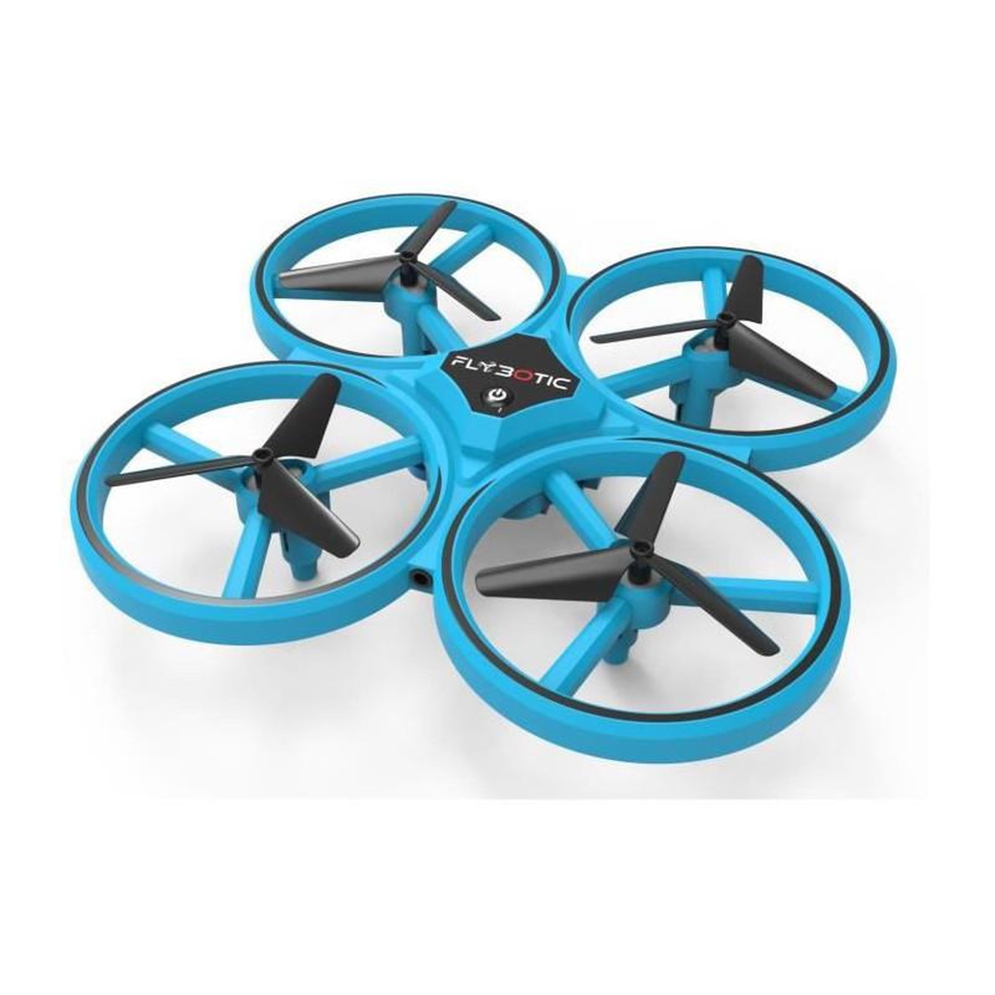 FLYBOTIC FLASHING DRONE - Mini drone avec LED - FLYBOTIC - Telecommande classique + telecommande mouvement poignet - Looping 360