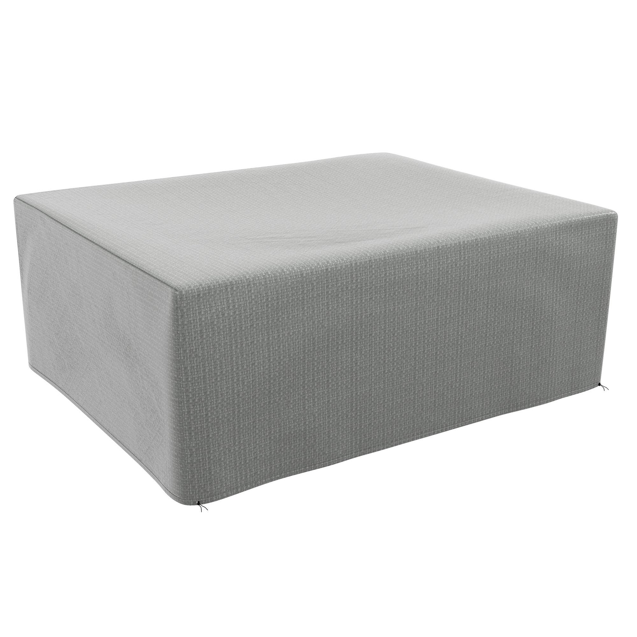 OUTSUNNY Housse de protection mobilier de jardin bâche étanche anti-uv pe haute densité gris