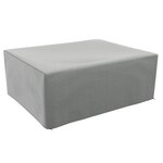 OUTSUNNY Housse de protection mobilier de jardin bâche étanche anti-UV PE haute densité gris