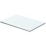 VIDAXL Panneau pour etagere Verre transparent 40 x 20 cm