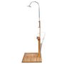 Voir la diapositive 3 : VIDAXL Douche de jardin en bois