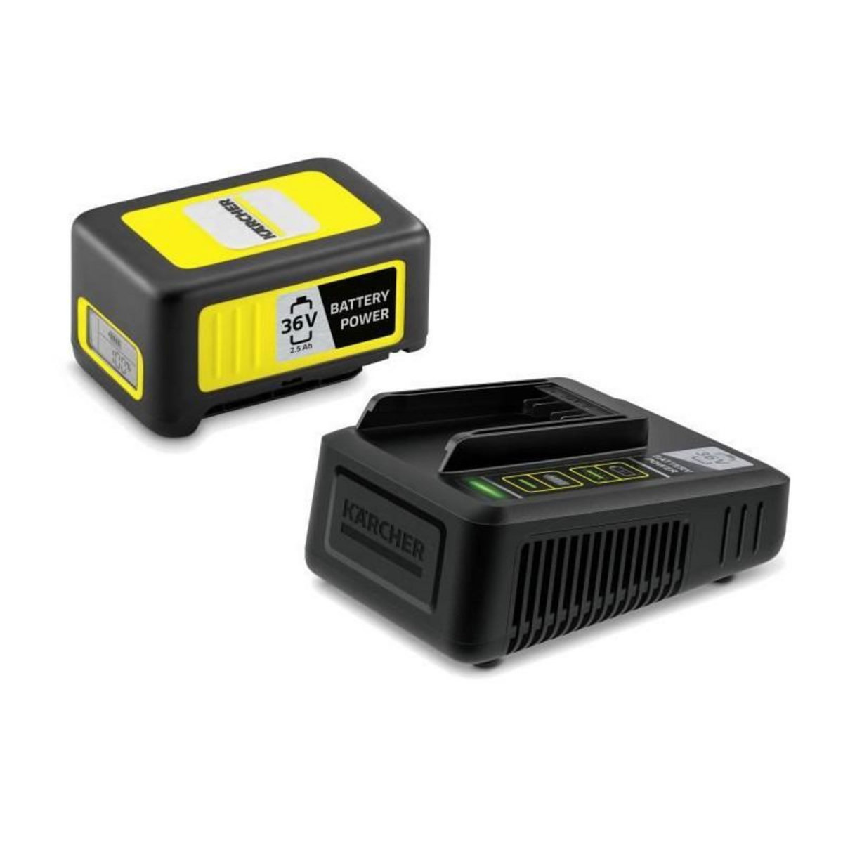 KÃ¤rcher Batterie KARCHER POWER 36V / 2.5 Ah avec écran LCD et chargeur rapide