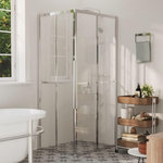 VIDAXL Cabine de douche ESG 90x70x180 cm