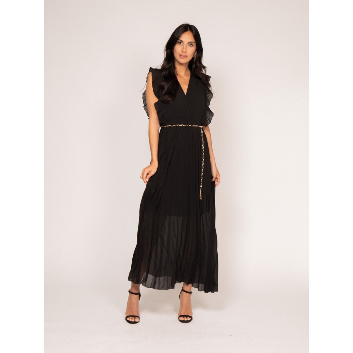 Robe longue discount fluide pas cher