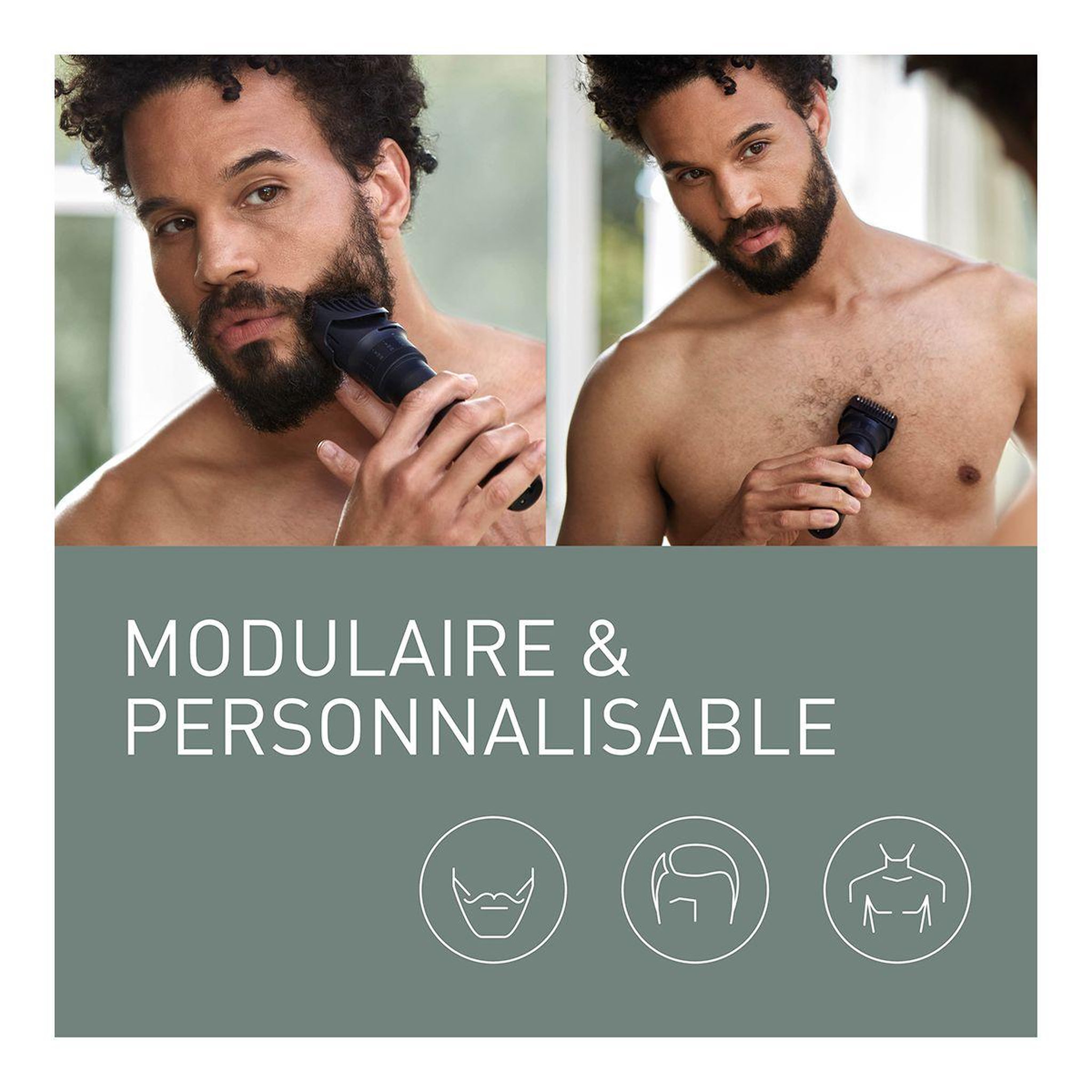 Voir la diapositive 4 : PANASONIC Tondeuse multi usages multishape er-ckl2-a301, molette réglable, 58 hauteurs de coupe, précision 0,5 mm, autonomie 70 mn