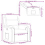 Voir la diapositive 6 : VIDAXL Fauteuil inclinable Noir Velours