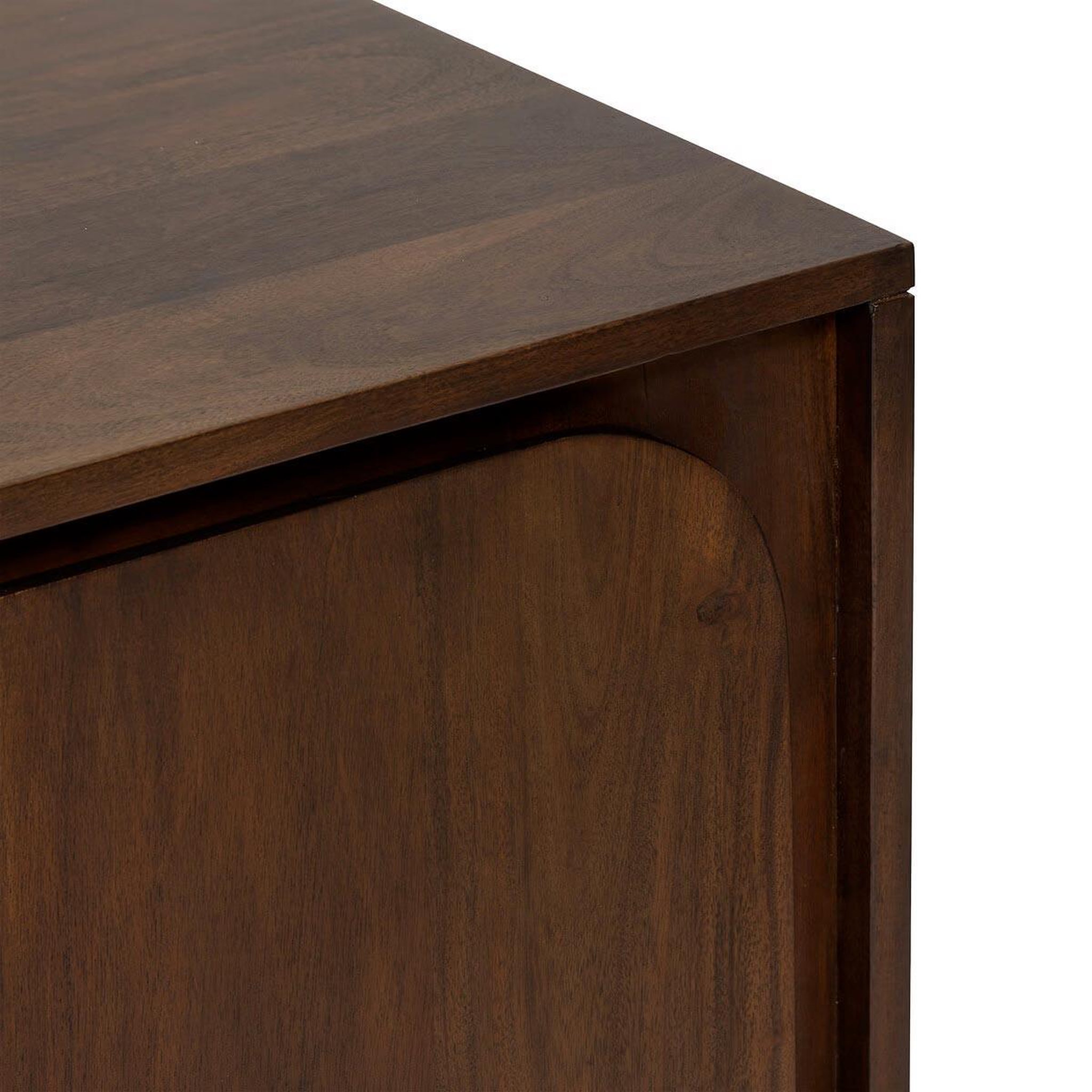 Voir la diapositive 3 : ATMOSPHERA Buffet 2 portes en bois  isana  85cm marron