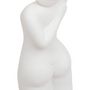 Voir la diapositive 3 : ATMOSPHERA Statuette Femme en Céramique  Soleya  28cm Blanc