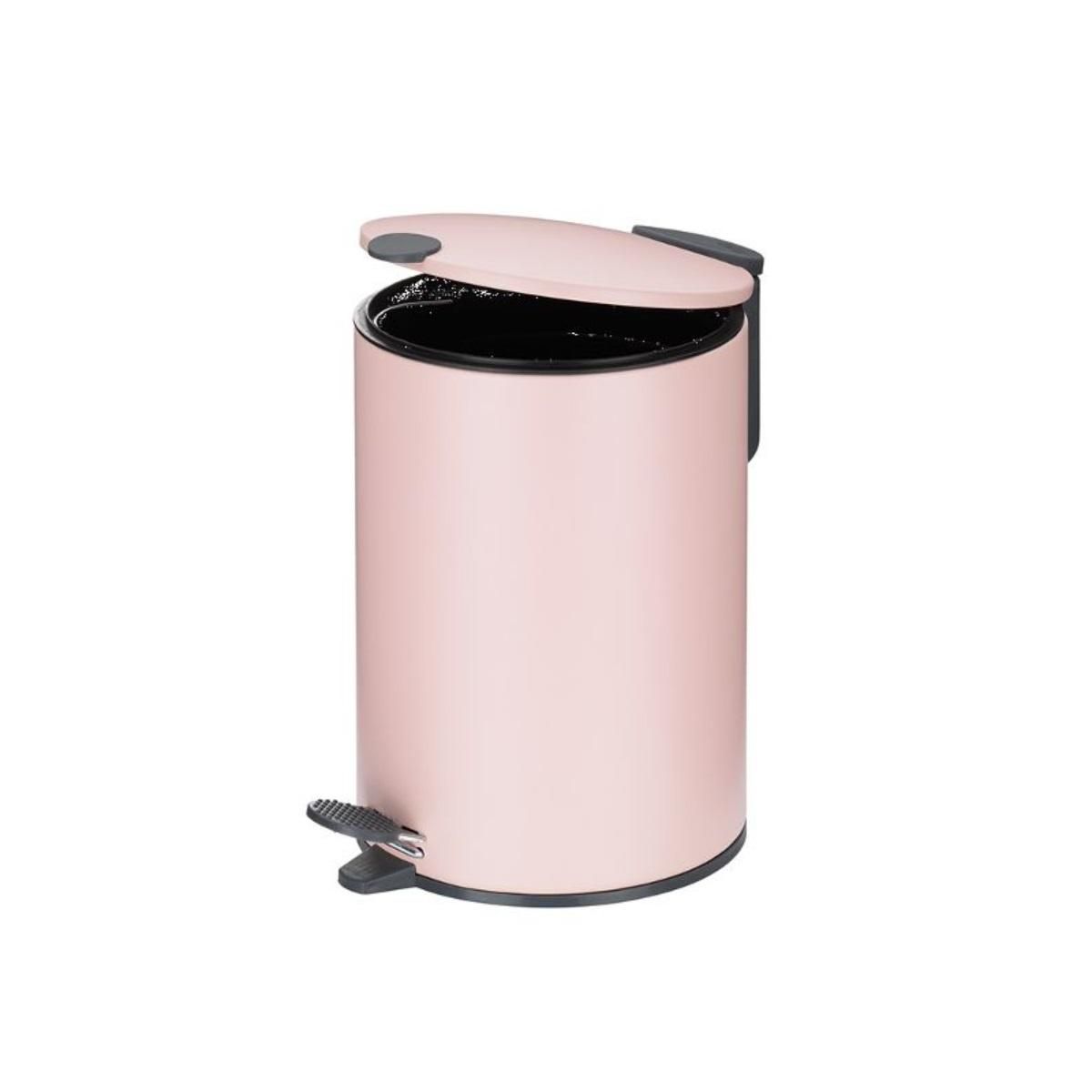 Kela line Poubelle à pédale 3l rose nuage - 23617