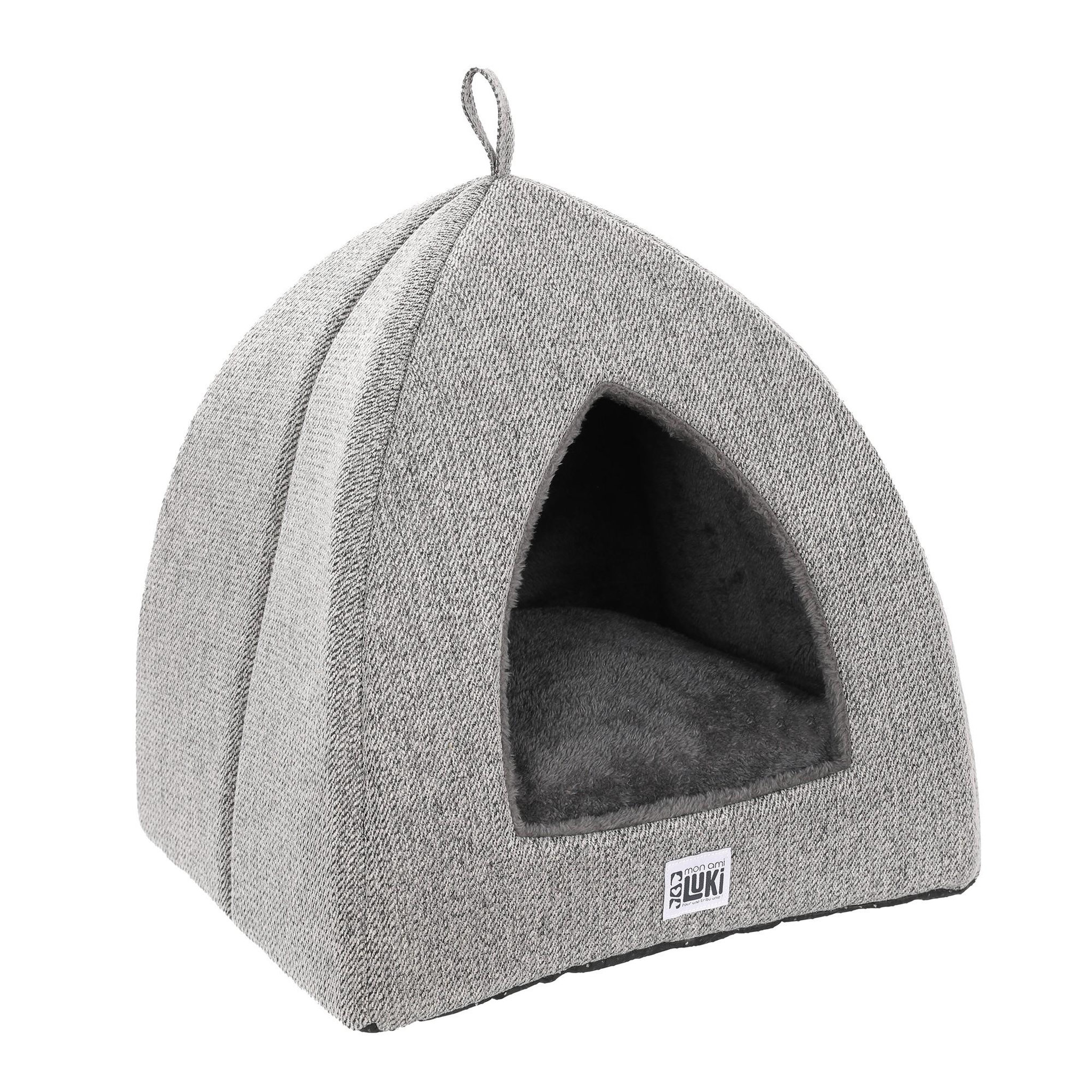 MON AMI LUKI Niche antiderapant tipi - GRIS - 38X38X40CM