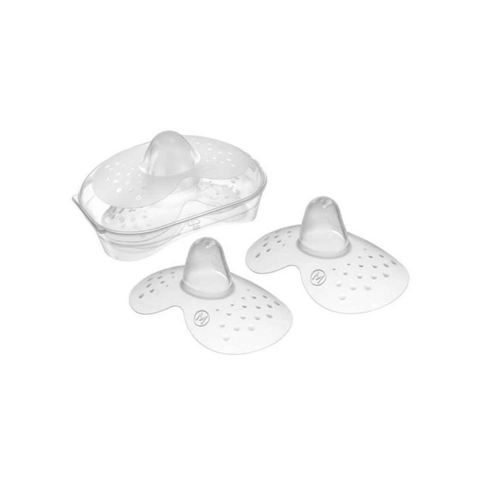 Voir la diapositive 2 : MAM MAM Allaitement Bout de Sein Silicone Taille M Lot de 2 + Boîte de Stérilisation
