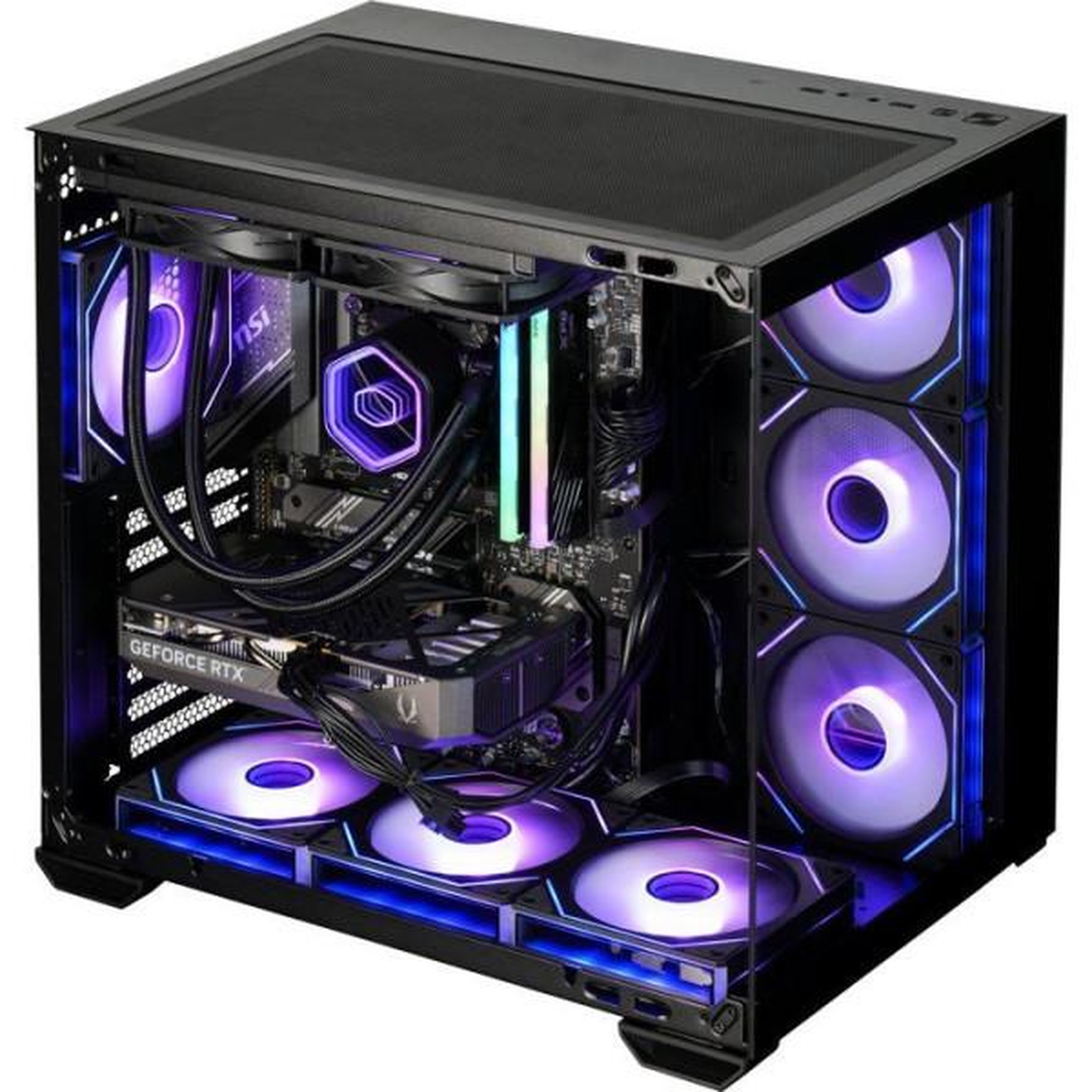 Voir la diapositive 5 : Cooler Master PC Gamer powered by COOLER MASTER - Sans Windows - AMD Ryzen 8700F - RTX 5060 - RAM 32Go DDR5 - SSD 1To