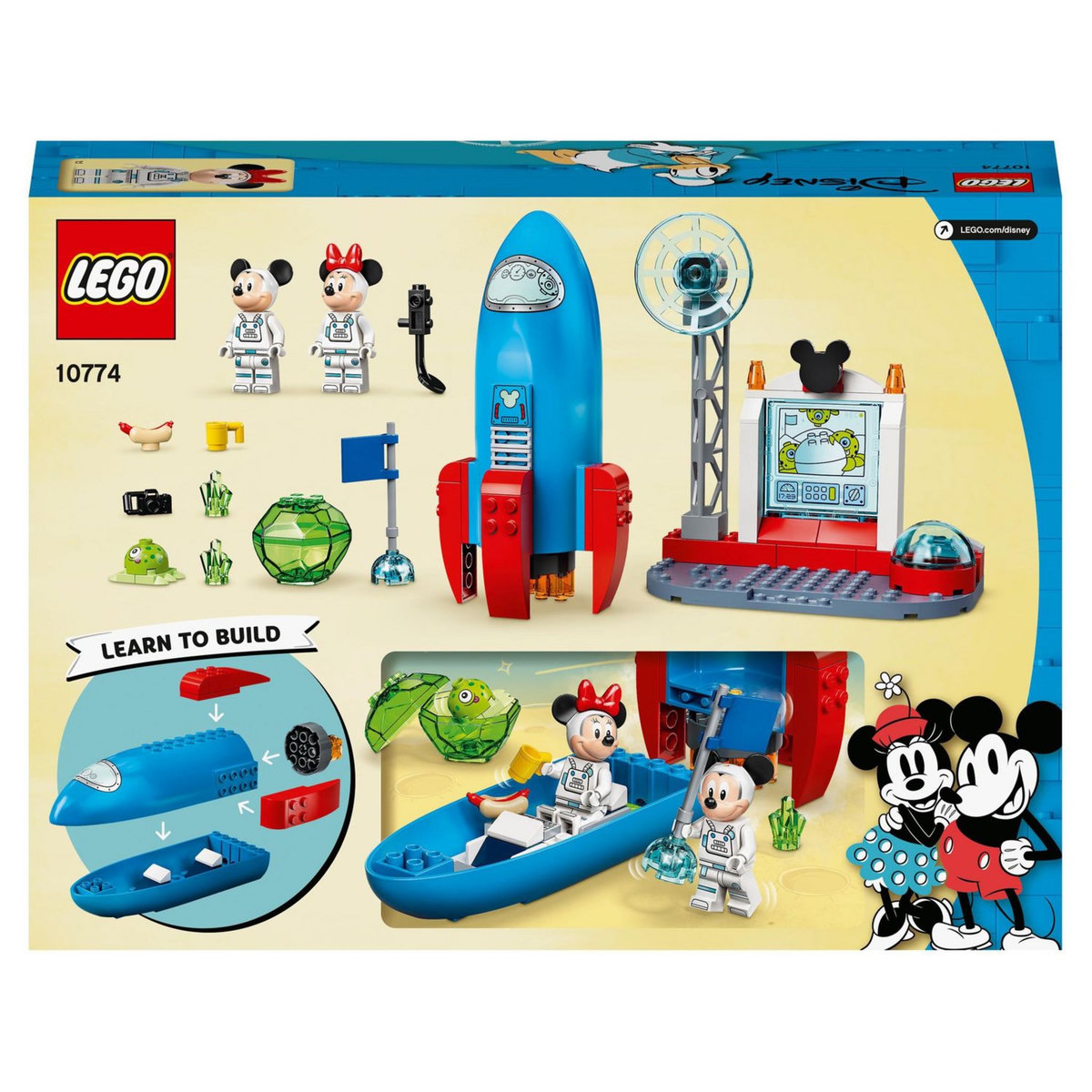LEGO Disney 10774 - La fusée spatiale de Mickey Mouse et Minnie Mouse