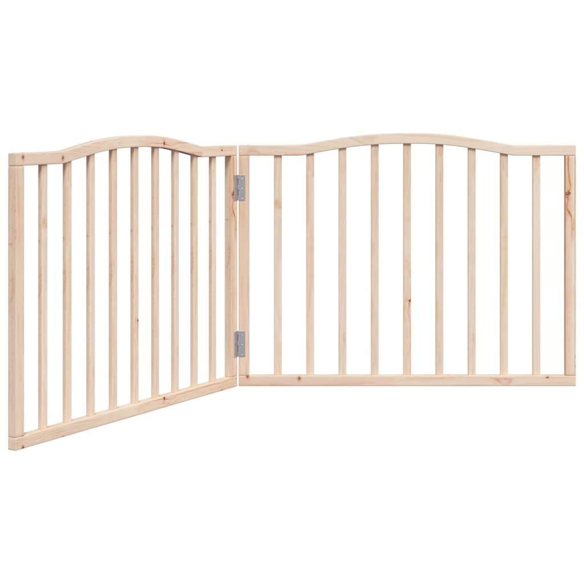 Voir la diapositive 2 : VIDAXL Barriere pour chien pliable 2 panneaux 160 cm bois de peuplier