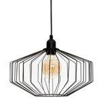 ATMOSPHERA Lampe Suspension en Métal  Azur  30cm Noir