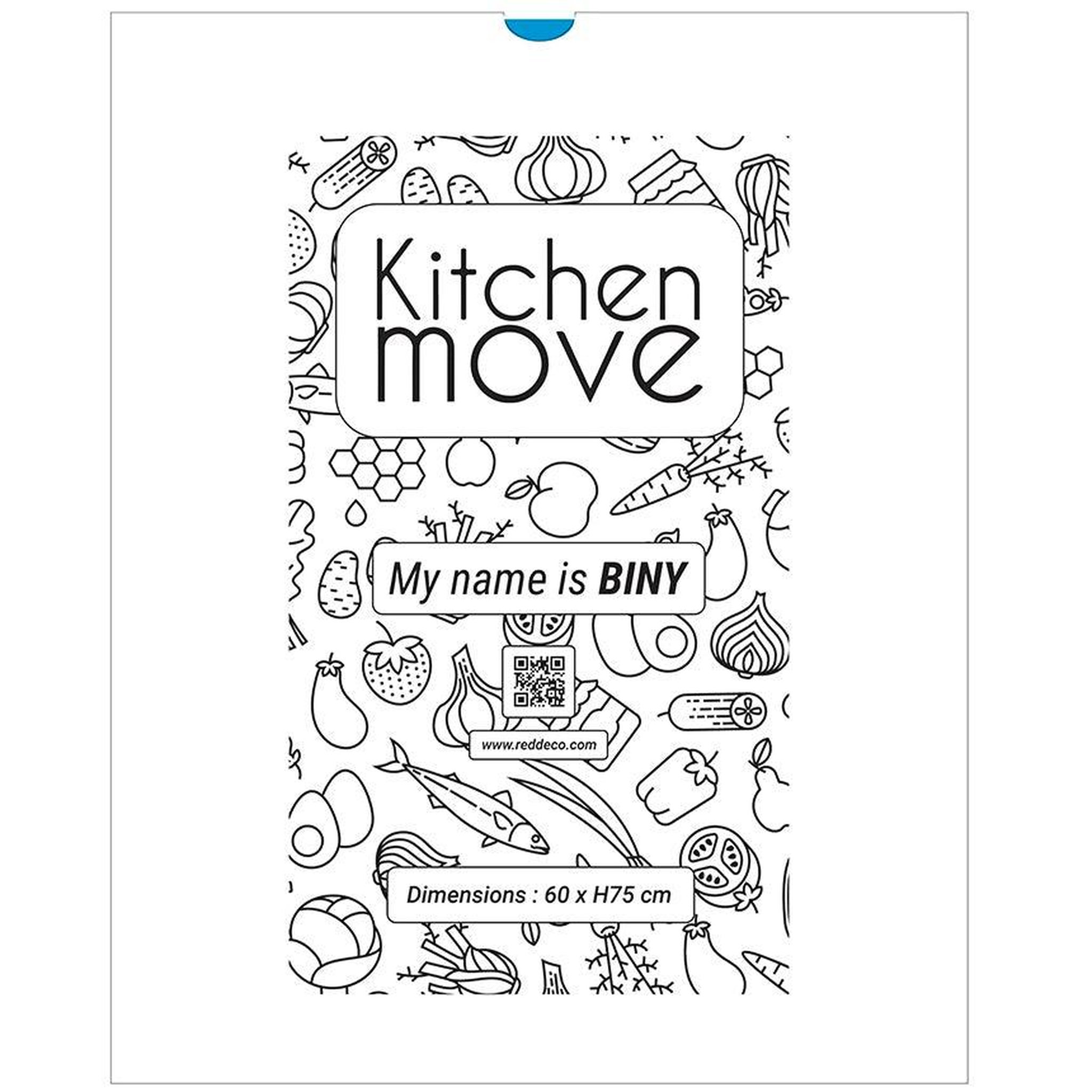 Voir la diapositive 3 : Kitchen move 20 sacs poubelles résistants 30l/50l - biny