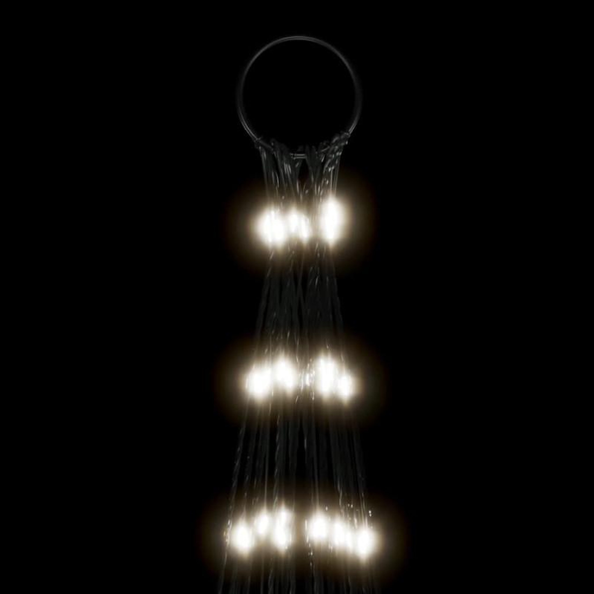 Voir la diapositive 6 : VIDAXL Arbre de Noël lumineux sur mât de drapeau 3000 LED blanc 800 cm