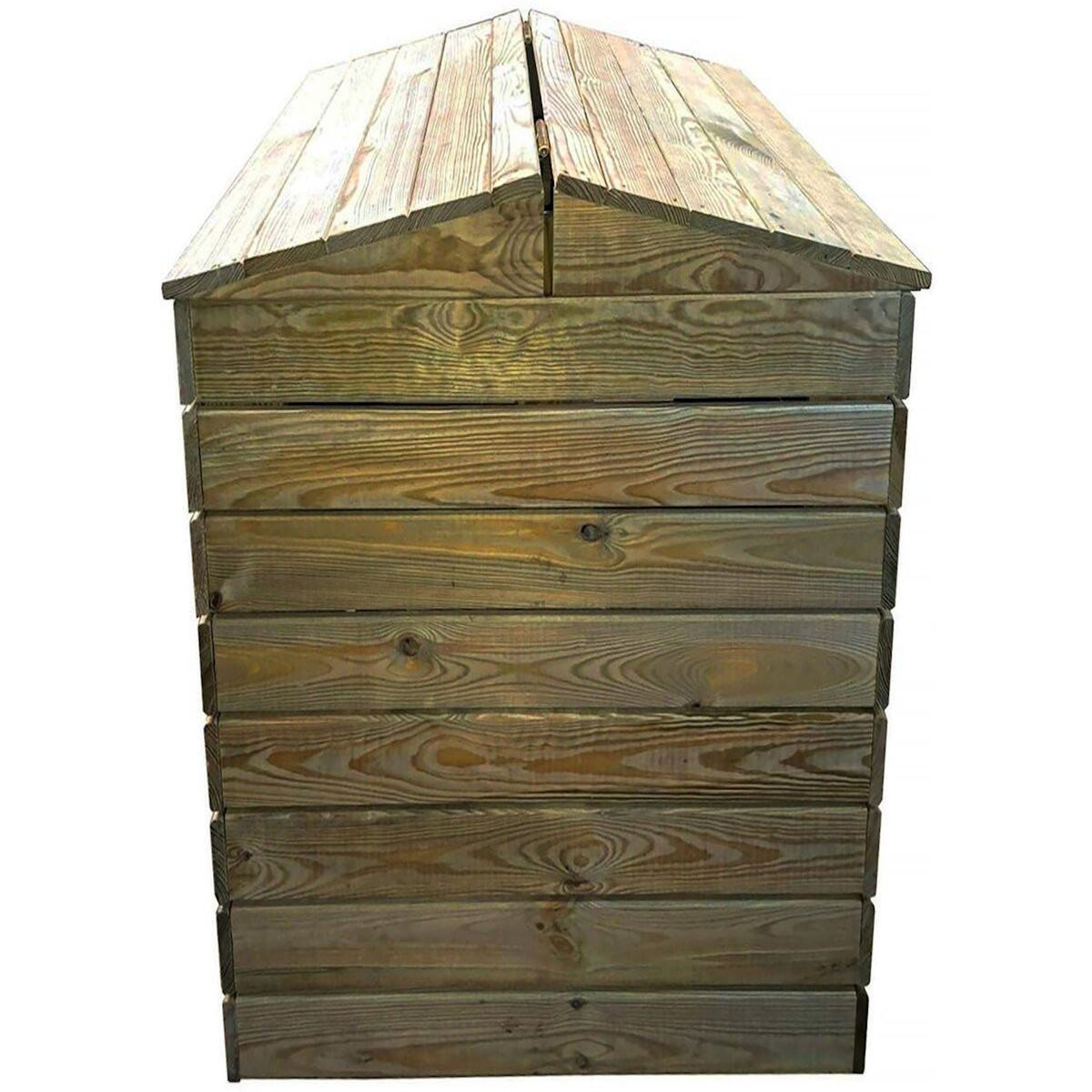 Habitat et Jardin Composteur en bois 500L  Douglas  80 x 80 x 85 cm