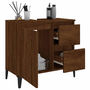 Voir la diapositive 4 : VIDAXL Armoire de bain chene marron 65x33x60 cm bois d'ingenierie