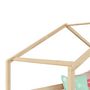 Voir la diapositive 4 : IDIMEX Lit cabane RENA 90 x 200 cm, en pin massif