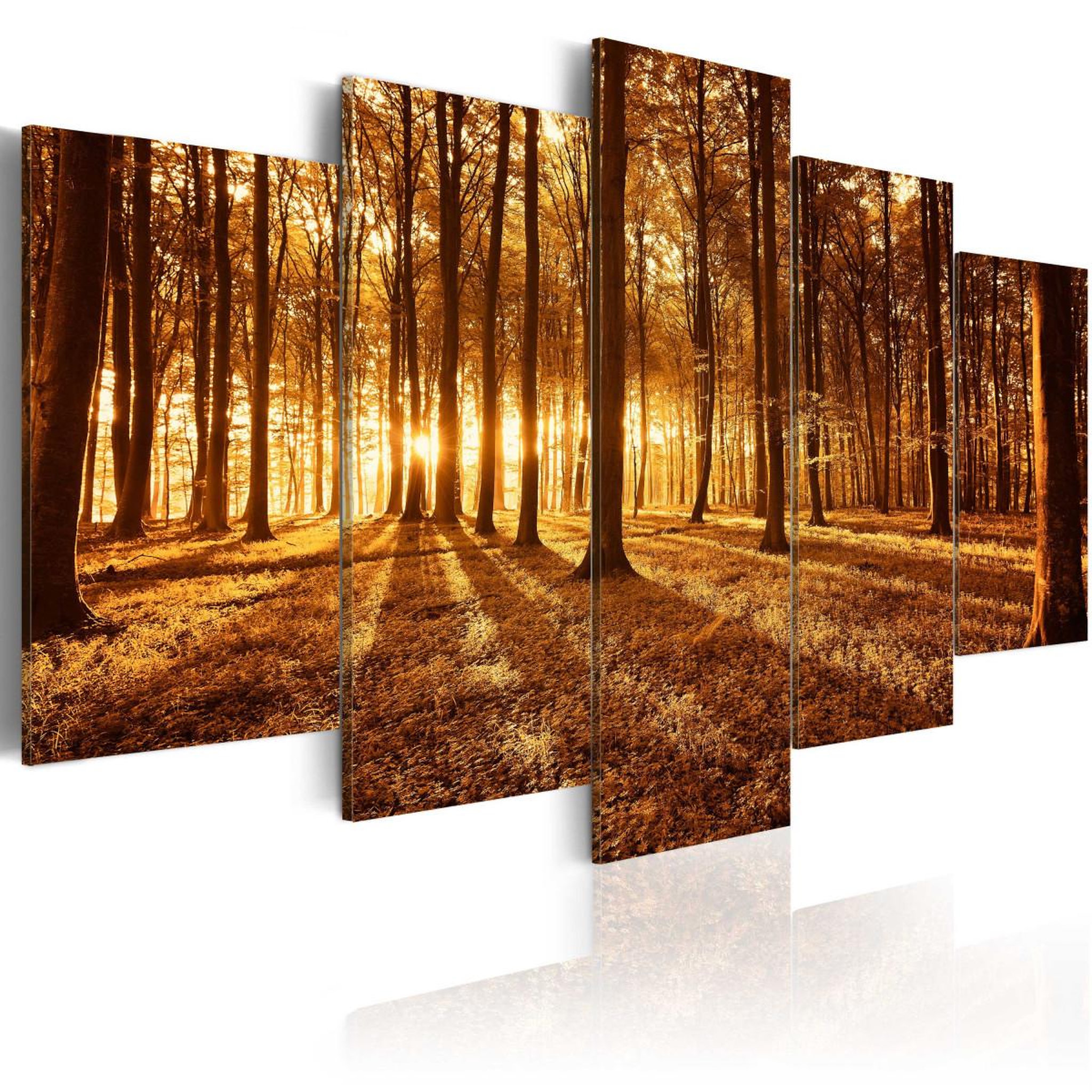 Paris Prix Tableau imprimé  amber forest. Coloris disponibles : Multicolore