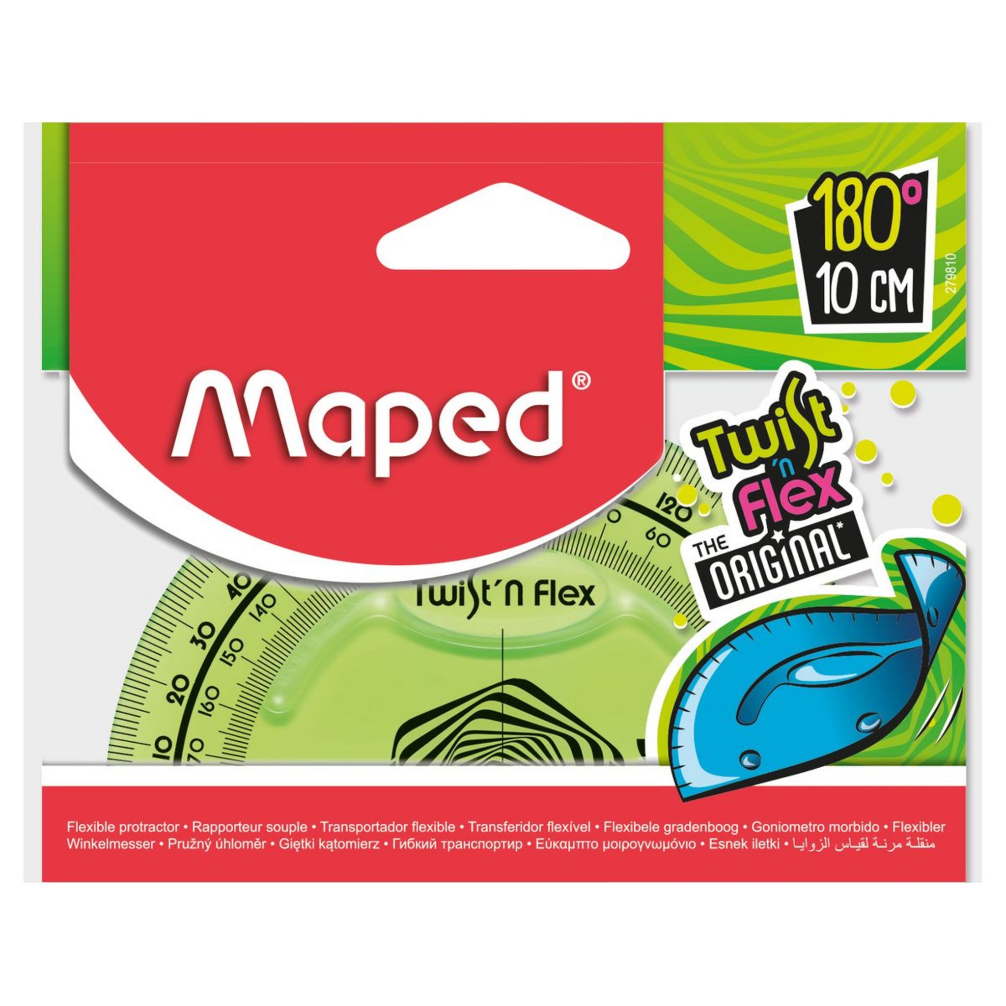 Maped Rapporteur Plastique Transparent - Outil De Géométrie Précis Et Fiable