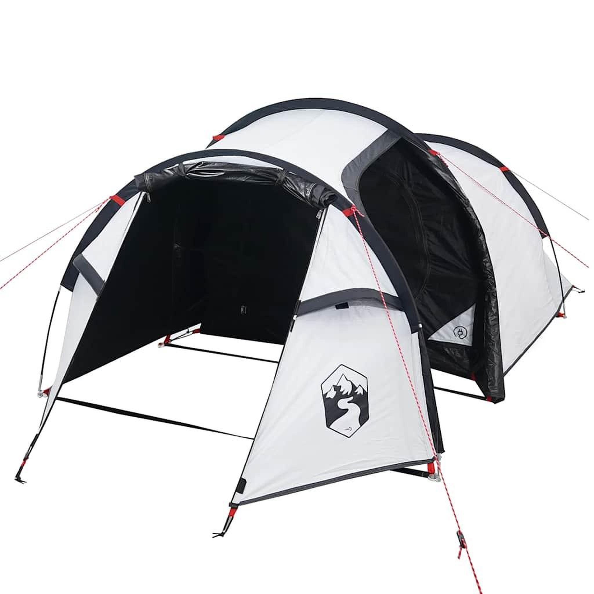 Voir la diapositive 4 : VIDAXL Tente de camping tunnel 3 personnes tissu occultant impermeable