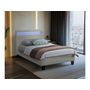 Voir la diapositive 2 : Habitat et Jardin Lit avec LED  Maria  90 x 190 cm - Blanc