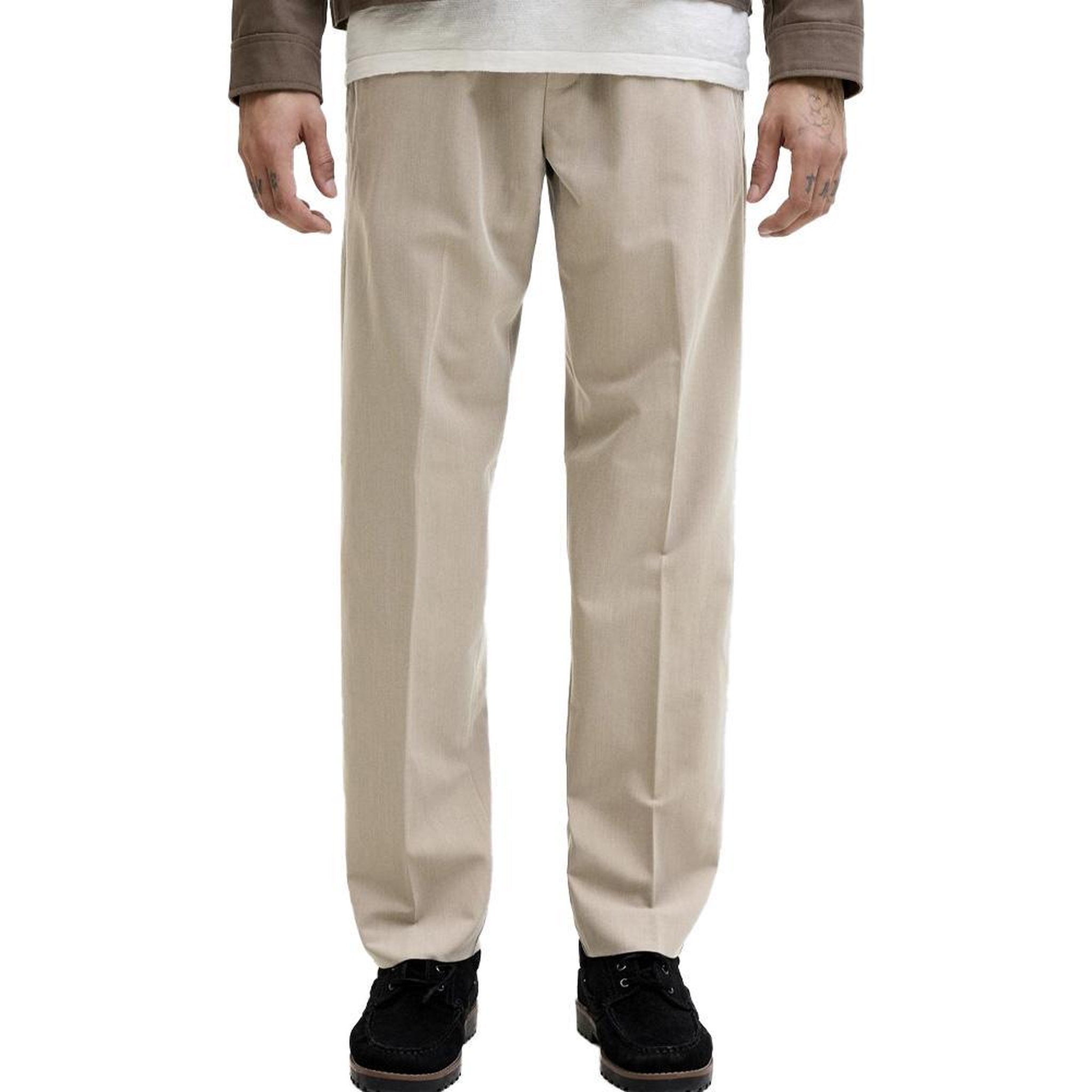 Voir la diapositive 2 : Jack & Jones Pantalon fluide beige homme jack & jones kane