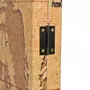 VIDAXL Cloison de separation pliable 120 x 170 cm Carte du monde Jaune