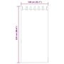 Voir la diapositive 6 : VIDAXL Rideaux en voile avec passe-tringles 2 pcs blanc