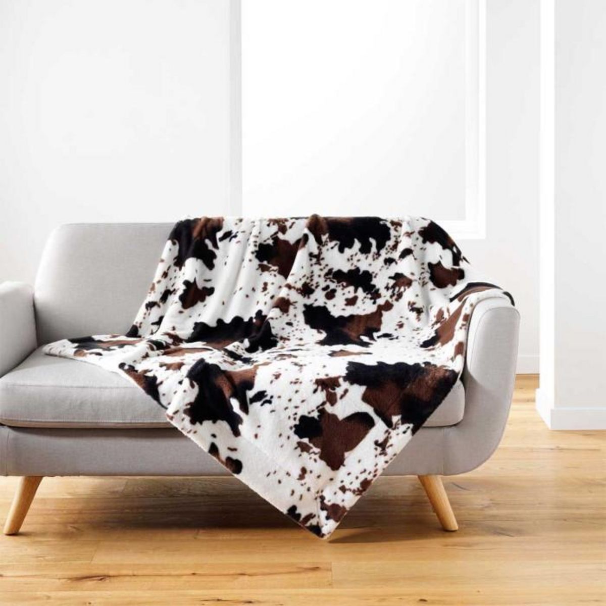 Paris Prix Plaid Imitation Fourrure  Western  125x150cm Marron