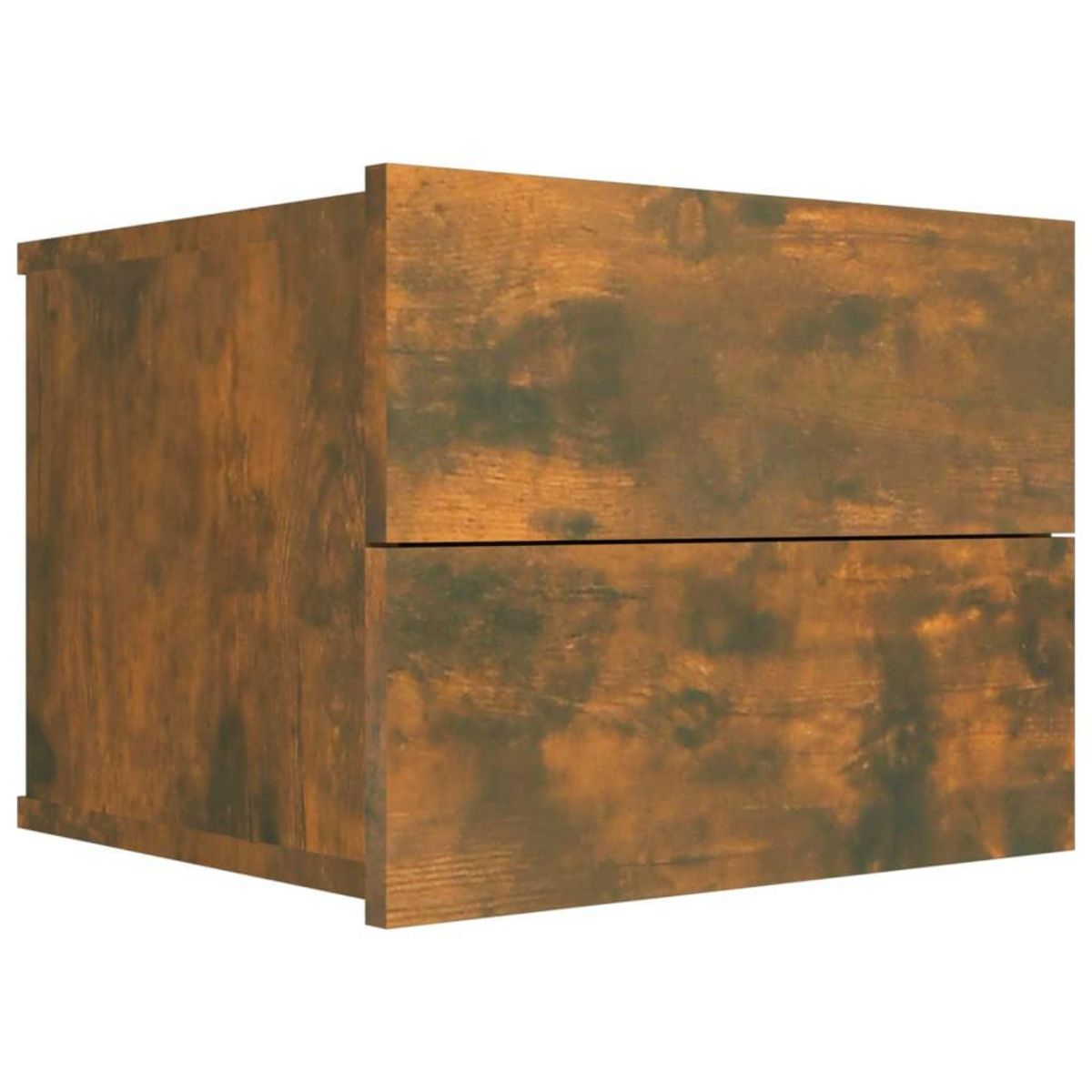 VIDAXL Table de chevet Chene fume 40x30x30 cm Bois d'ingenierie