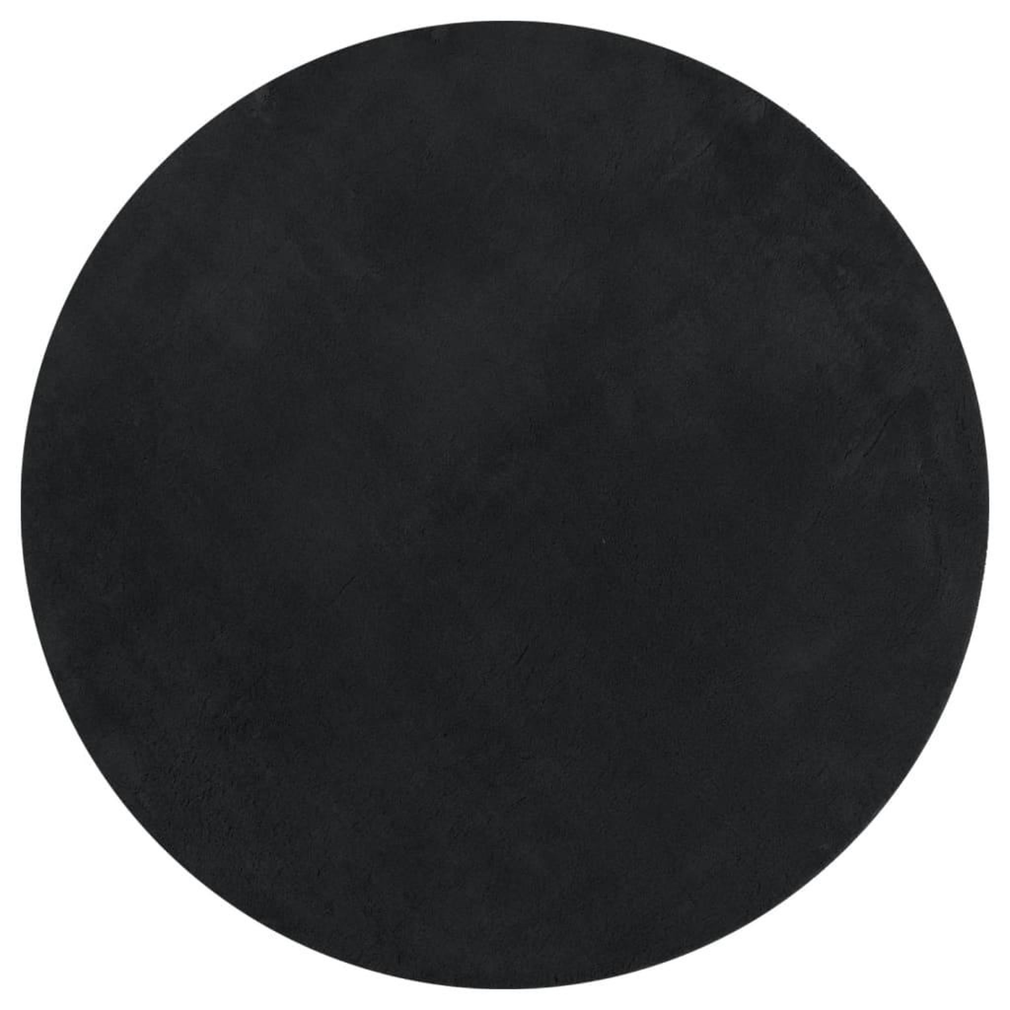 Voir la diapositive 2 : VIDAXL Tapis HUARTE a poils courts doux et lavable noir Ø 100 cm