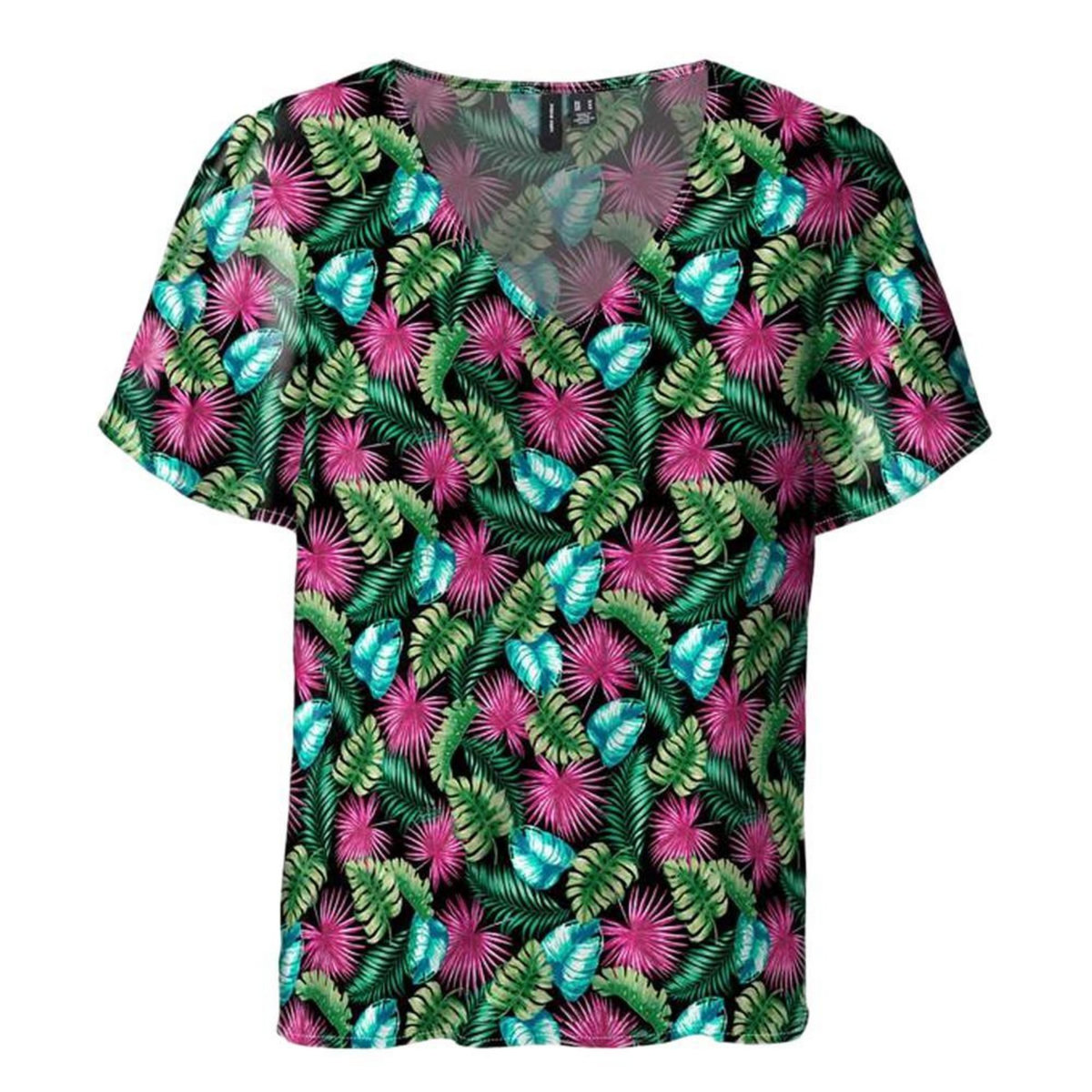 Vero Moda T shirt  à  otifs Femme Vero  oda Easy V neck