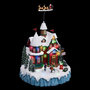 Voir la diapositive 2 : ATMOSPHERA Village de Noël Maison du Père Noël 22 LED